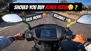 NEW ATHER😍RIZTA RIDE REVIEW🥵BASE MODEL || 2.9kwh Bettery pack🔥👌🏻