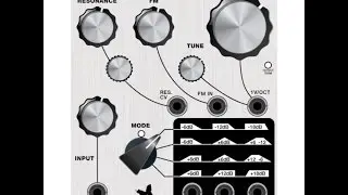 Фильтр Threeler VCF eurorack от Яна Фрица и Synthcube