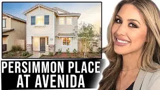 NEW HOMES AT PERSIMMON PLACE AT AVENIDA IN ONTARIO RANCH, CA.