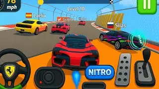 Mega Ramp Car Racing Master Simulator GT Car Stunts Impossible Ramp Racing 3D Gameplay | DDK Games 
