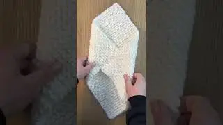 ссылка в био Быстрый и простой урок по вязанию крючком повязки на шею