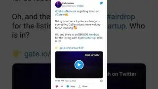 Callisto Network CLO to be Listed on Gates.io