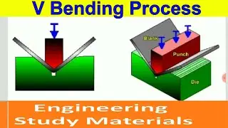 V Bending Process | Air Bending |Definition| Metal Forming Process| PPT |ENGINEERING STUDY MATERIALS
