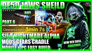 SOLO FAST RUN - NO HEAL NEW SKLL DE50 JAWS SILO NIGHTMARE ALPHA🥶BEST SHEILD BUILD GUIDE - ONCE HUMAN