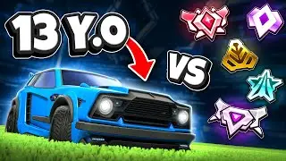 I had a 13-Year-old prodigy 1v1 every rank in Rocket League!