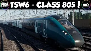 Train Sim World 6 | Первая поездка на локомотиве Class 805 по южной части Западной магистрали (WC...