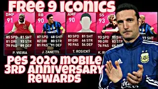 Pes 2020 mobile 3rd Anniversary Part 3 huge exciting campaigns & rewards ||25th anniversary Pes 2020