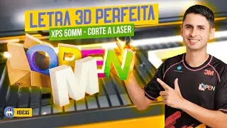 COMO FAZER UMA LETRA CAIXA EM XPS - CORTE A LASER