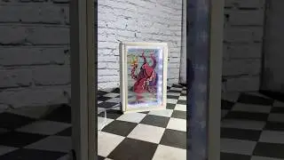 3D #Осьминог на стекле *вроде бы