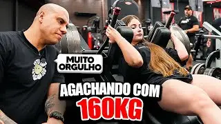 Sophia Bianco est&aacute; cada dia mais focada nos treinos e deixando o Carl&atilde;o orgulhoso