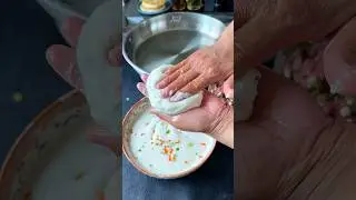 Healthy meat toasted bread making on frying pan #shortsvideo