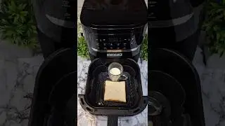 milk with bread simple Air fryer breakfast | #sorts