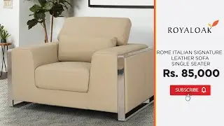 Royaloak | Rome Italian Signature Leather Sofa 1S