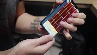 Improv on pocket guitar- Guitari app