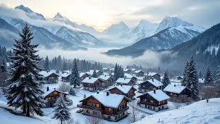 (NO ADS) Frosted Winter Night Music ❄️ Soothing Relaxation &bull; Stress Detox & Peaceful Sleep