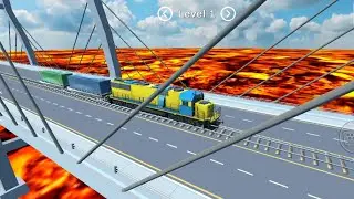 Train vs Super Car |  Ultimate Challenge🔥( part 10 )  #gameplay #train 