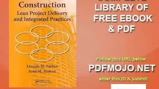 Modern Construction Lean Project Delivery and Integrated Practices Industrial Innovation Series
