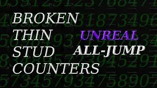 [UNREAL] (ALLJUMP) // Tower of  Broken Thin Stud Counters