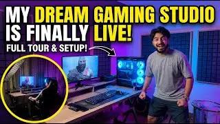 DAY 6: MY DREAM GAMING STUDIO IS FINALLY LIVE! | Budget Gaming Studio Build Complete | Studio Tour