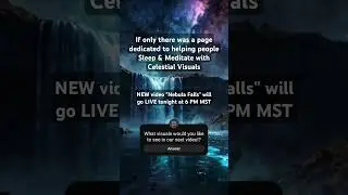 Dive into the tranquil beauty of Nebula Falls #sleepmusic #meditationmusic