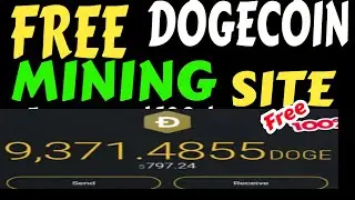 FREE DOGECOIN MINING SITE! Every  Second (❌ No investment)  NO MINIMUM WITHDRAW