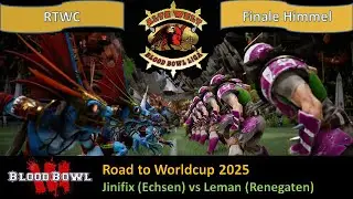 Blood Bowl 3 RTWC 2025 AWBBL | Edgy Echsen (Echsenmenschen) vs Leman X Russ (Renegaten)