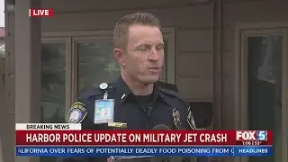 Harbor Police provide update on military jet crash near Shelter Island