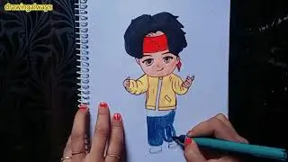 How to Draw BTS V  Tiny TAN drawingalways