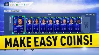 HOW TO MAKE EASY COINS ON FIFA 19 RIGHT NOW! FIFA 19 ULTIMATE TEAM TRADING METHOD