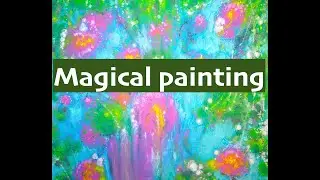 Magical painting (Nass-in-nass Technik) . Online Kurs. Ausschnitt