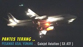 There are 5 lights.. The brightest Boeing B737 belongs to GainJet Aviation SX-ATF