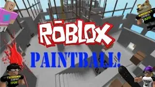 Playing Roblox Paintball WOOOT!