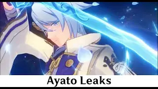 Ayato Leaks (Elemental Skill & Burst - Normal Attack & Charged Attack) Genshin Impact