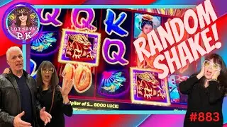 OH YEAH!!! Another RANDOM Bonus on Triple Fortune Dragon RISING..w PK & GMAN (video 883) #slots