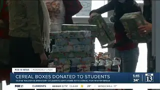 Utah school sends kids home with boxes of cereal over winter break
