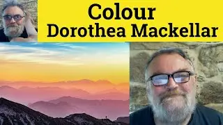😎 Colour by Dorothea Mackellar Summary - Colour by Dorothea Mackellar Analysis