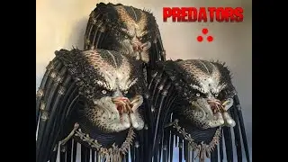 Predator lifesize heads by Neny Dee
