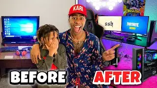 Surprising Fan Who's Brother Died w/ His DREAM GAMING SETUP!!