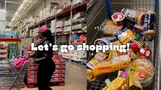 SHOPPING FOR MY THANKSGIVING ESSENTIALS❗️ 🍗 #thanksgiving #grocery