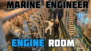 Engine Room Tour | VLCC Tanker | Huge Main Engine | #merchantnavy #engine #vlogs