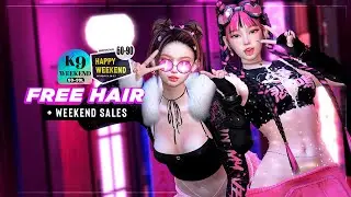 FREE GIFT 04 Fatpack Hair Stealthic | Weekend Sales Kustom9 & Happy Weekend | Regalos Second Life