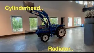 Iseki TL2100 с фронтальной загрузкой течет ОХЛАЖДАЮЩАЯ ЖИДКОСТЬ!! РАДИАТОР или ГОЛОВКА....