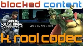 KING K. ROOL vs Snake CODEC Conversation (Super Smash Bros. Ultimate)