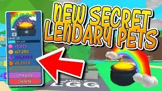 NEW SECRET LEGENDARY PETS AND CODES IN BUBBLEGUM SIMULATOR!! (Roblox)