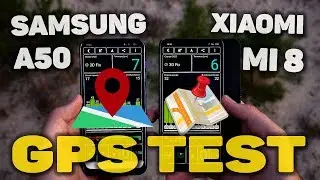 Samsung Galaxy A50 vs Xiaomi Mi 8 GPS TEST