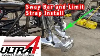 Ultra4 IFS Twin Super Charged Build Update Part 16 - How We Install the Sway Bar and Limit Straps