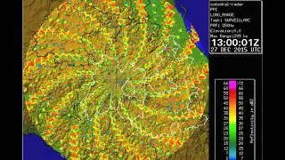 December 27, 2015 Strange Spiral in Radar Mexico