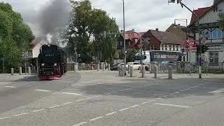Harzer Schmalspurbahn in Wernigerode-Westerntor