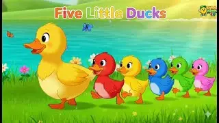 Five Little Ducks Song | पाँच छोटे बत्तख | Kids Hindi Rhymes | Nursery Songs