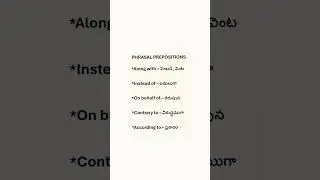 Mastering phrasal prepositionsPhrasal prepositions for beginners🌍